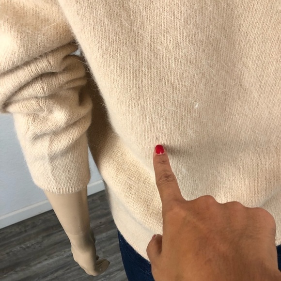 Vintage Outlander cream,beige overside sweater S:L - Picture 8 of 16